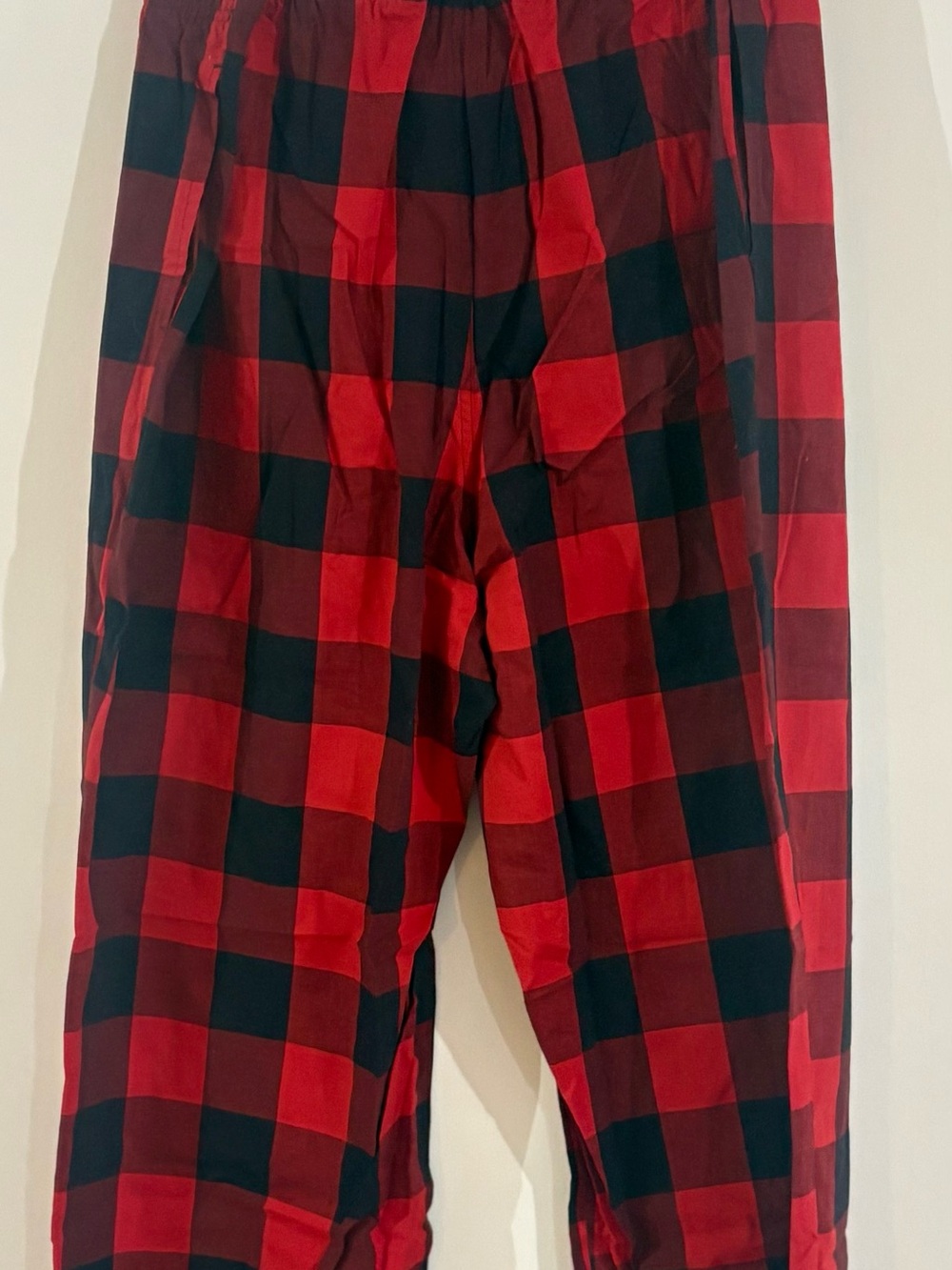 Sonoma Red and Black Buffalo Plaid Joggers